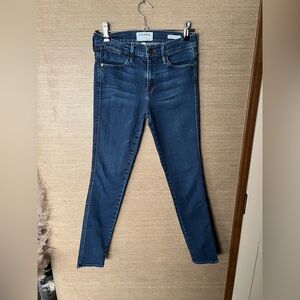 FRAME Le High Skinny high-rise skinny jeans medium wash size 26